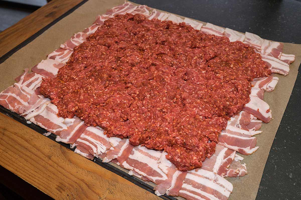 Hackfleisch würzen